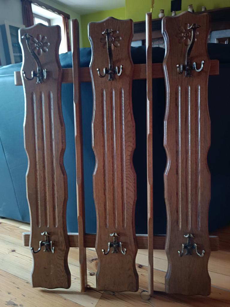 Porte-manteaux en chêne, 100 tot 150 cm, Zo goed als nieuw, Hout, Ophalen