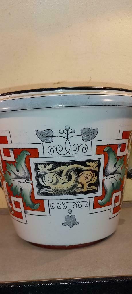CACHE POT EN PORCELAINE REGOUT MAASTRICHT SIGNE/NUMEROTE, Antiquités & Art, Enlèvement ou Envoi