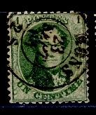 Belg. 1863 - Leopold I nr 13, Postzegels en Munten, Verzenden, Gestempeld