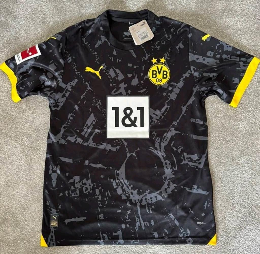 Borussia Dortmund Voetbal Uitshirt Nieuw Origineel 2024, Verzenden, Zo goed als nieuw