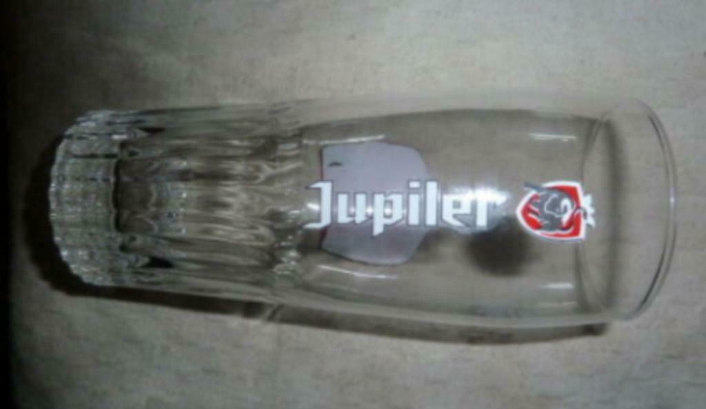 #C bier glas JUPILER met achterdruk DEMBELE 25cl M14, Enlèvement ou Envoi, Neuf, Verre à bière