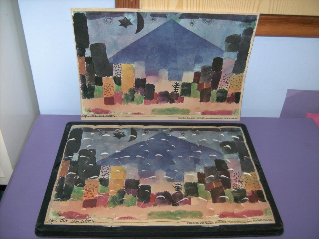 Speciale puzzel: paul klee, der niesen 1994), Enlèvement ou Envoi, Moins de 500 pièces, Utilisé, Puzzle