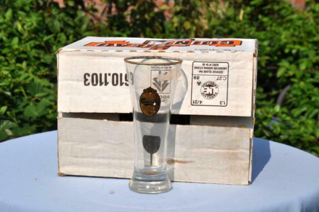 § 6 verres carlsberg 25 cl, Enlèvement ou Envoi, Utilisé, Verre à bière