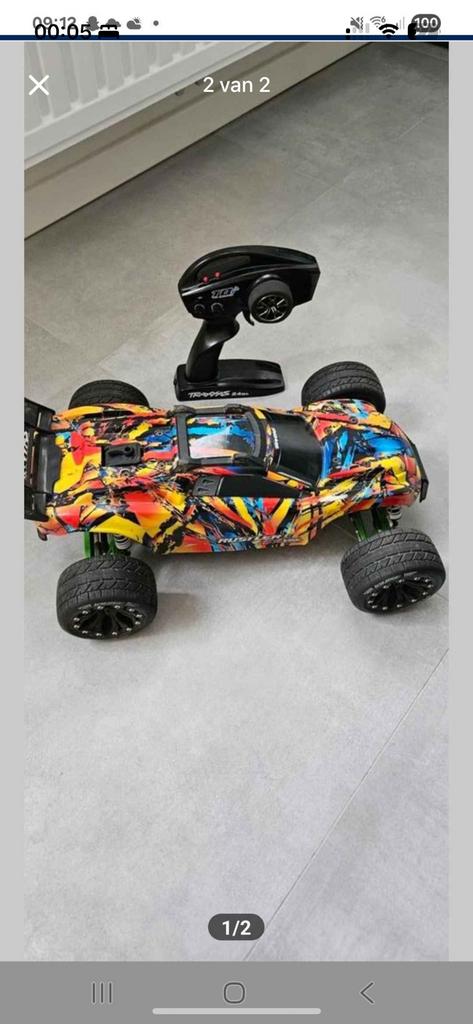 Traxxas rustler 4x4 vxl 3s, Échelle 1:10, Enlèvement ou Envoi, Voiture off road, Comme neuf
