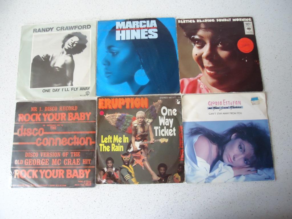 Part 151 - 6 Singles van Randy Crawford, Marcia Hines, Gebruikt, 7 inch, Single, Ophalen of Verzenden