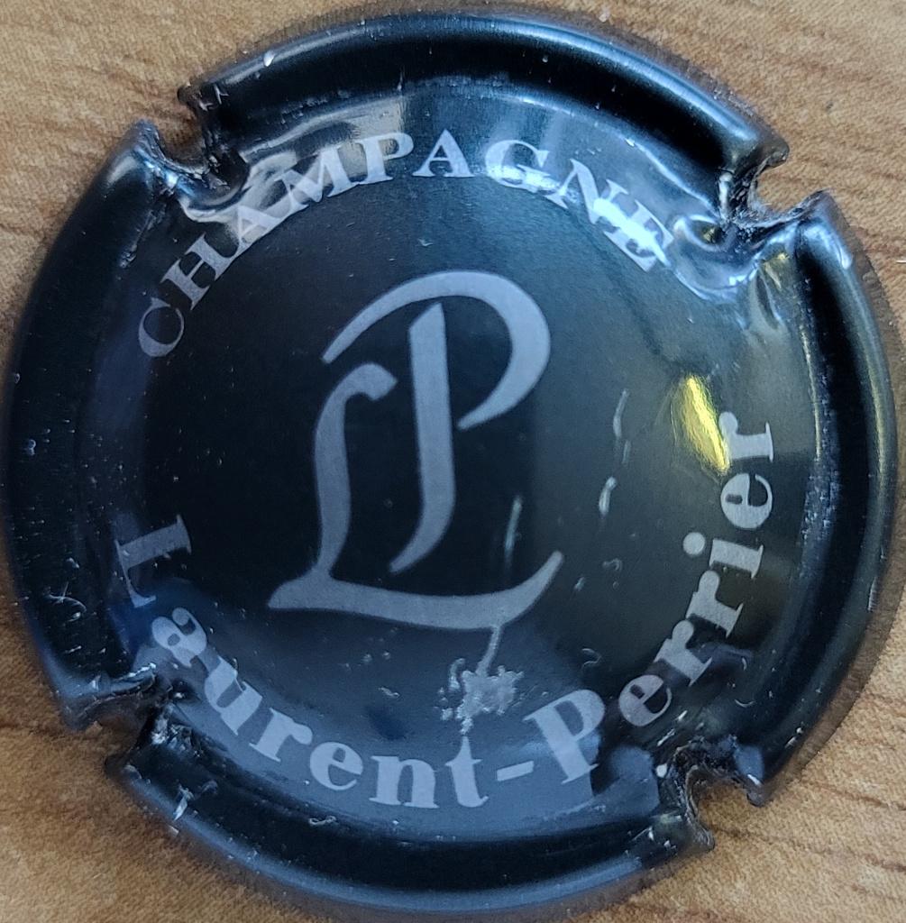 Capsule Champagne LAURENT-PERRIER anthracite & gris nr.52, Enlèvement ou Envoi, Utilisé, France, Champagne
