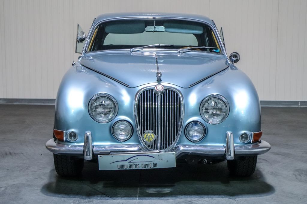 Jaguar mk 2 S 3.8 Saloon / OLDTIMER / LEDER / MISTLAMPEN !, Auto's, 4 deurs, Achterwielaandrijving, Radio, Blauw