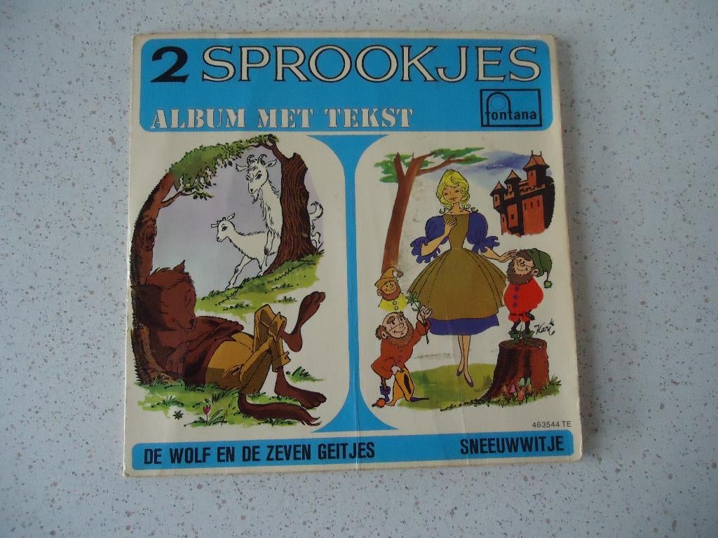 Single 2 Sprookjes "Paula Semer, Herman Niels Vertellen, Enlèvement ou Envoi, Utilisé, Fable ou Conte (de fées)