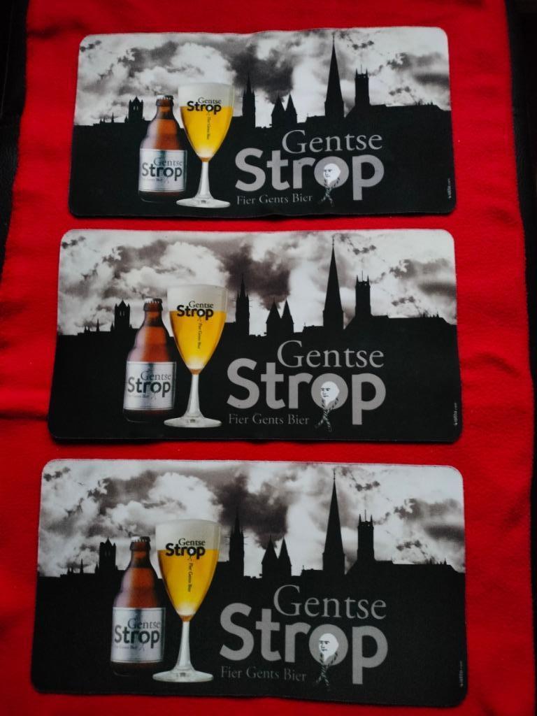 4 Strop 1 Kwaremont Toogmat barmat biermat muismat druipmat, Ophalen of Verzenden, Gebruikt, Overige typen, Overige merken