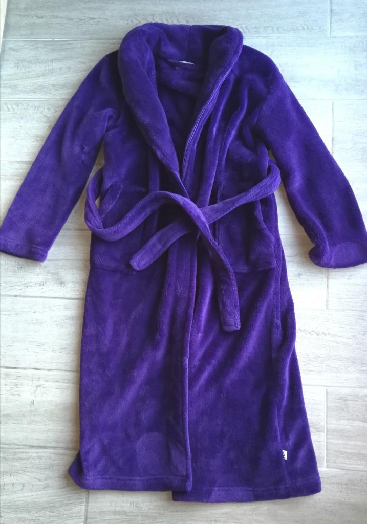 Paarse warme peignoir - Eskimo - maat 140-158, Enlèvement ou Envoi, Comme neuf, Vêtements de nuit ou Sous-vêtements, Eskimo