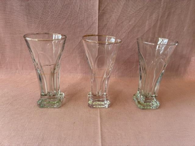 3 anciens verres Picon., Enlèvement ou Envoi, Utilisé, Ustensile