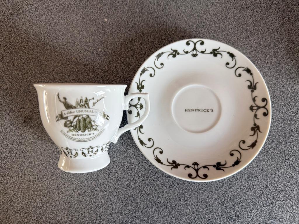 Hendrick’s gin koffiekopjes 6 stuks, Verzamelen, Merken en Reclamevoorwerpen, Ophalen of Verzenden, Zo goed als nieuw, Overige typen