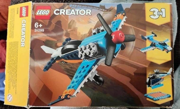 Lego creator 3 i n 1 - 31099 - vliegtuig helikopter, Ophalen of Verzenden, Zo goed als nieuw, Lego