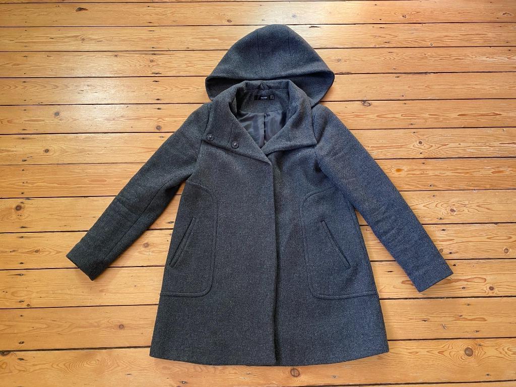 Grijze winterjas, als nieuw, uit INNO, merk Hallhuber, mt 38, Kleding | Dames, Maat 38/40 (M), Ophalen of Verzenden, Zo goed als nieuw
