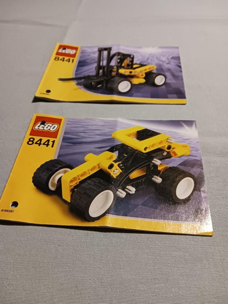 Lego set 8441. Heftruck en auto. 2 in 1., Kinderen en Baby's, Ophalen of Verzenden, Zo goed als nieuw, Complete set, Lego