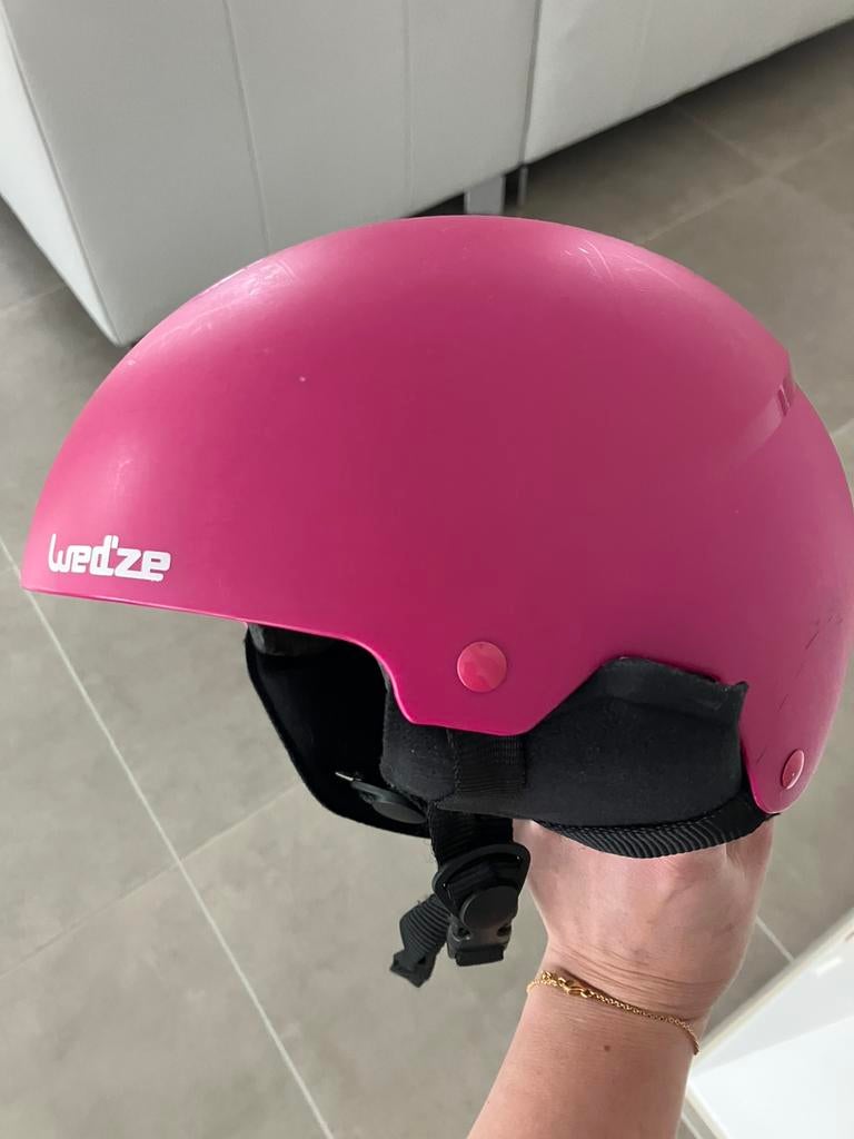 Skihelm kind Decathlon (Wedze) maat 48-52cm, Ophalen, Zo goed als nieuw