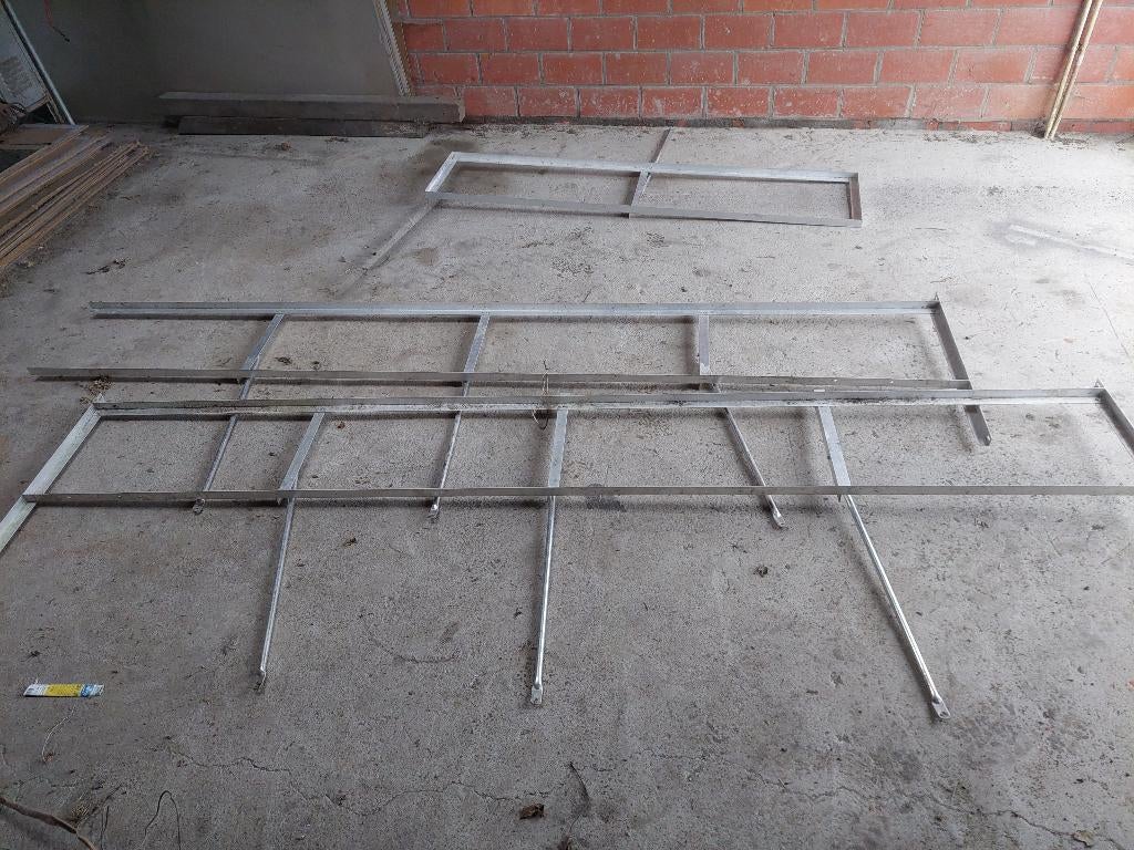 Zaaitafel /kweektafel serre, Enlèvement