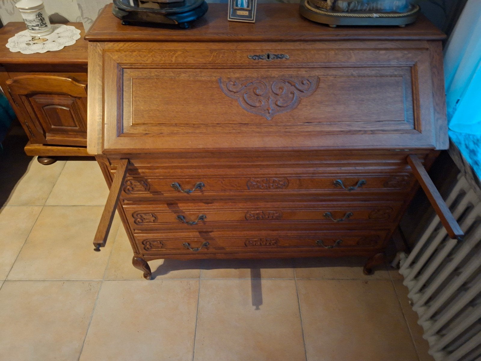 Secretaire/bureau / schrijftafel, Huis en Inrichting, Ophalen, Zo goed als nieuw
