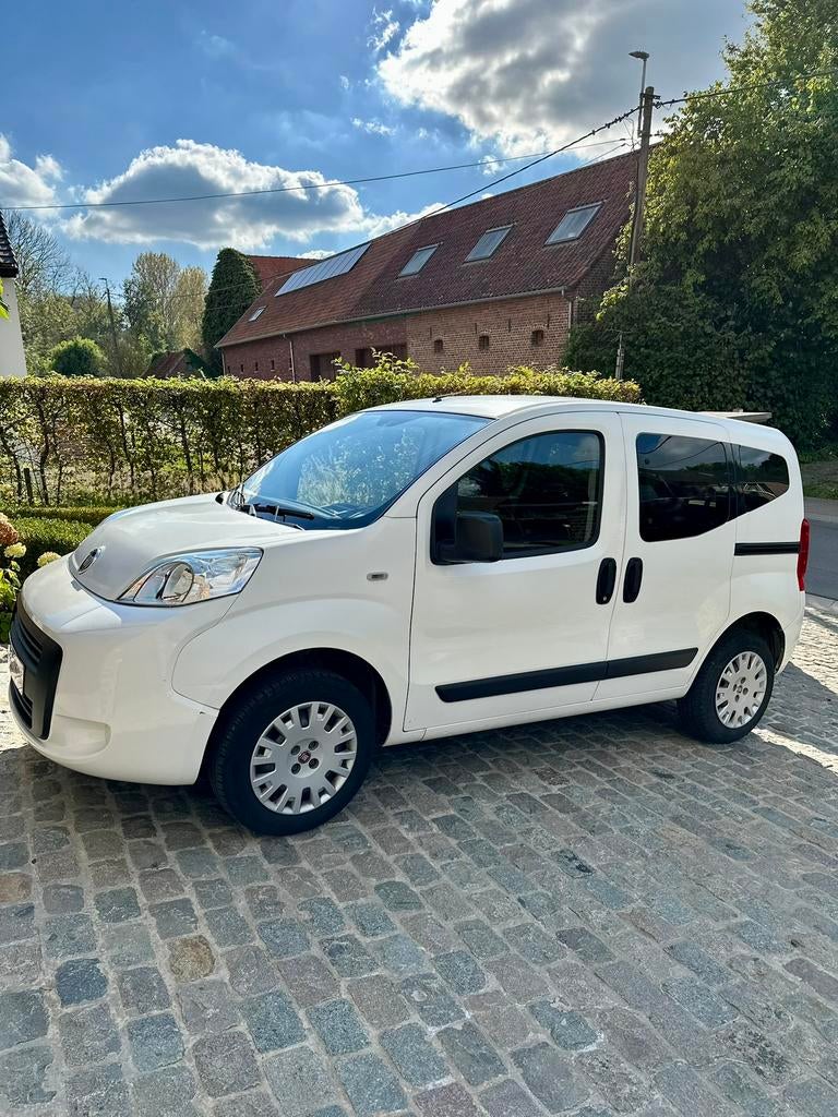 Fiat Qubo 2015 benzine 1400, Auto's, 57 kW, Euro 6, Wit, Handgeschakeld