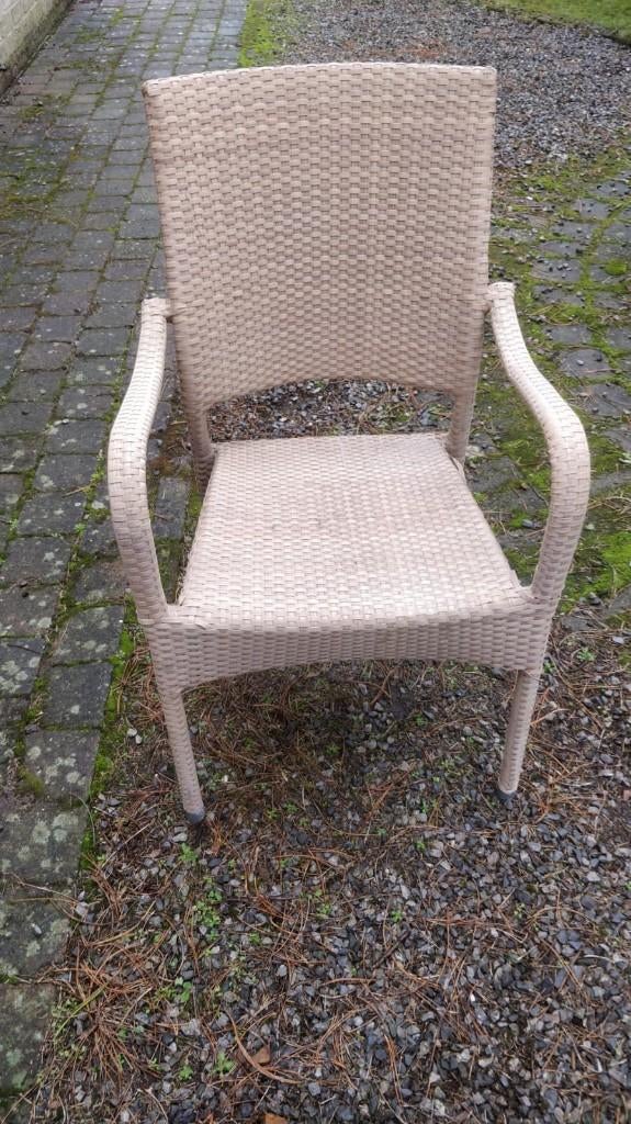 Terras stoelen, Tuin en Terras, Ophalen, Gebruikt, Kunststof, Stapelbaar