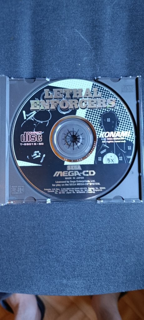 Lethal Enforcers - Sega Mega-CD - PAL - loose, Consoles de jeu & Jeux vidéo, Shooter, Enlèvement ou Envoi, Autres modèles, 1 joueur