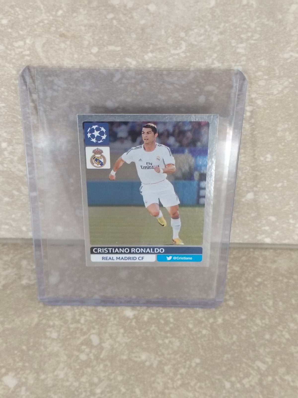 Panini sticker Champions League 2013 Christiano Ronaldo, Ophalen of Verzenden, Sticker