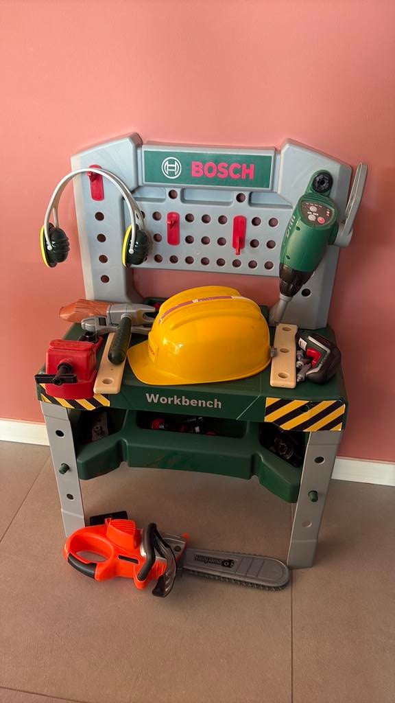 Bosch kinder werkbank, Ophalen, Gebruikt
