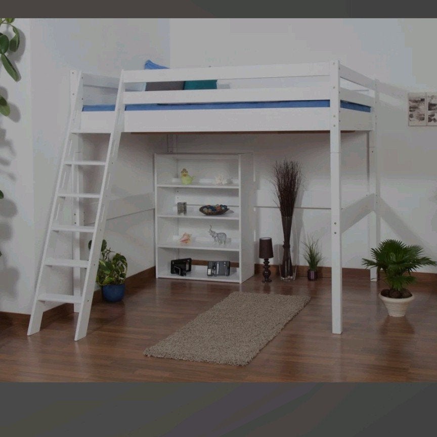 Lit Ikea, Enlèvement, Utilisé, Deux personnes, Bois