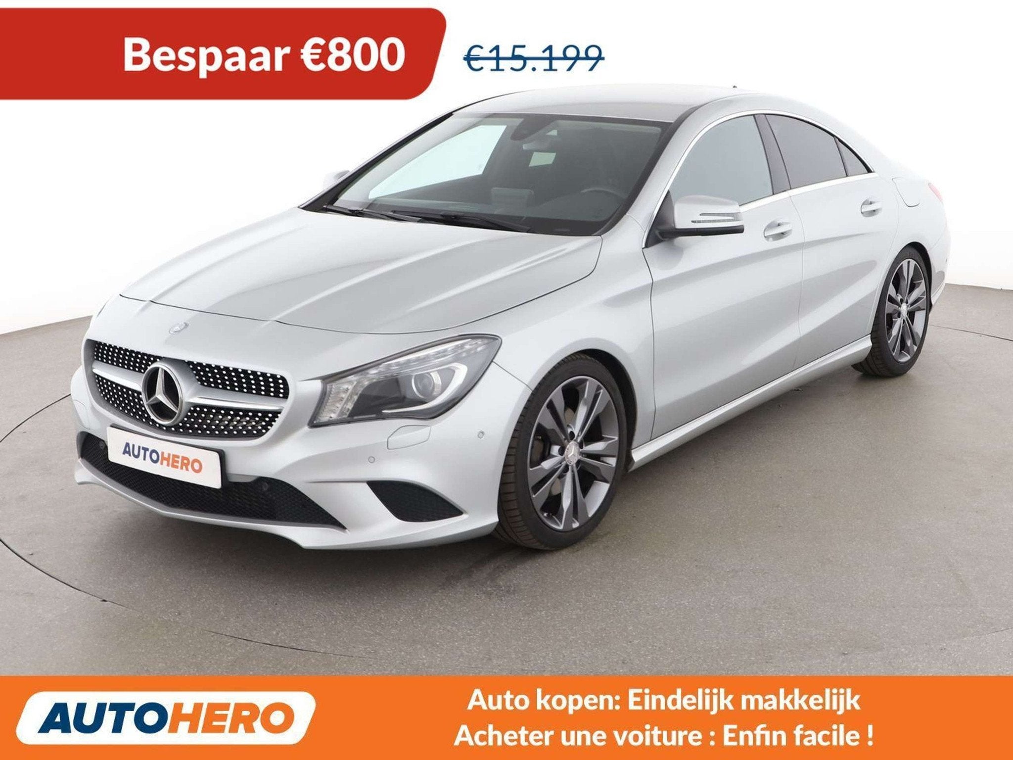 Mercedes-Benz CLA-Klasse 180 CLA 180 Urban (bj 2015), 122 pk, Gebruikt, Zwart, 1595 cc