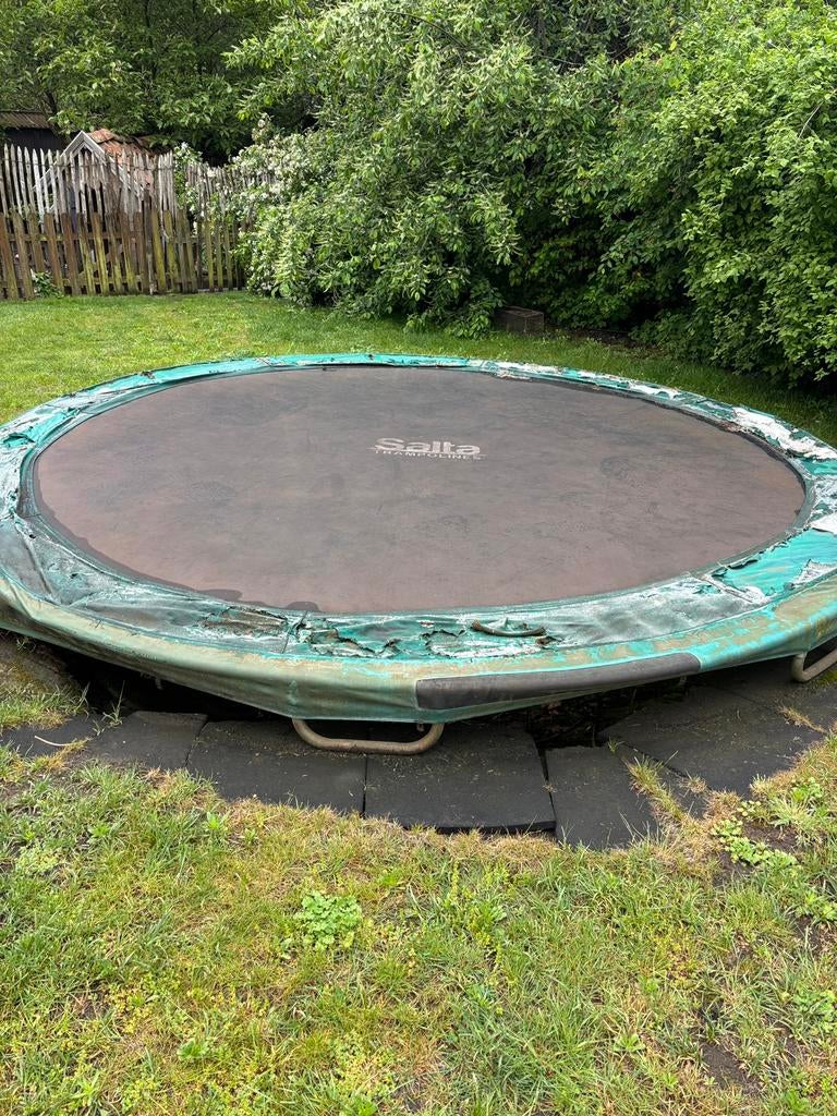 Salta trampoline kapotte rand, Kinderen en Baby's, Ophalen, Gebruikt