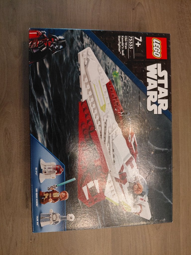Lego 75333 Le Starfighter d'Obi-Wan neuf non ouvert, Neuf, Lego, Ensemble complet, Pièces supplémentaires incluses