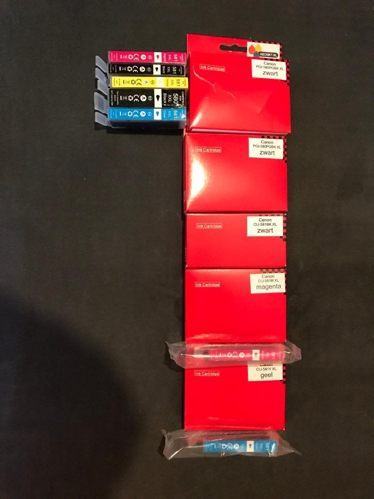 Canon PGI/CLI 580/581 Inkt, Ophalen