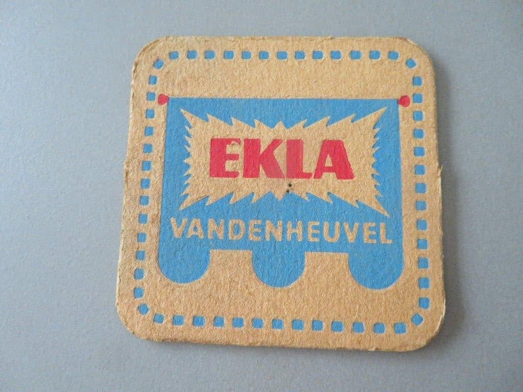 bierviltje EKLA Vandenheuvel, Verzamelen, Ophalen of Verzenden, Zo goed als nieuw, Viltje(s), Overige merken