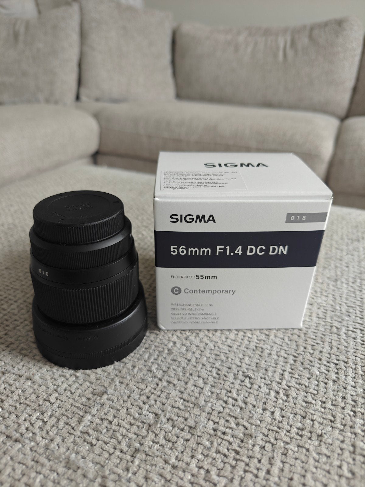 Sigma 56mm f1.4 M43, Audio, Tv en Foto, Ophalen, Sigma