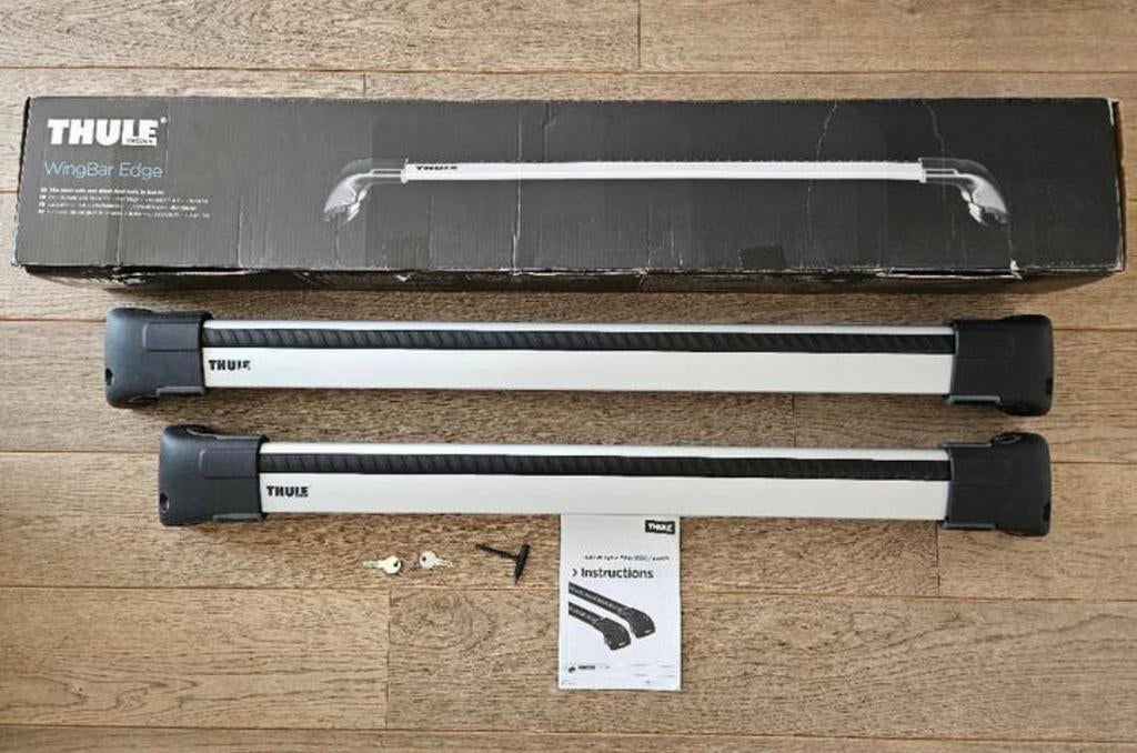 Thule Wingbar Edge 9595 (90/98) + kit 4022 voor bmw5 touring, Enlèvement, Utilisé