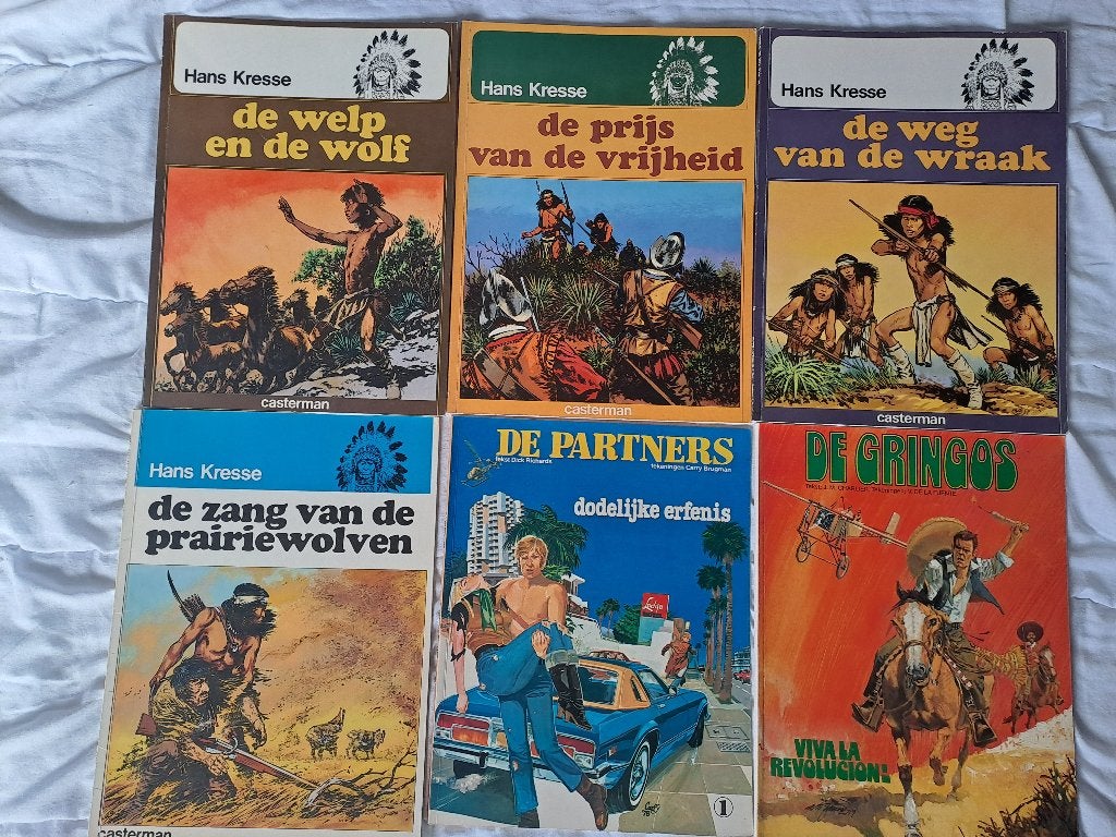 Strips € 1, Boeken, Gelezen, Ophalen of Verzenden, Diverse auteurs en tekenaars, Meerdere stripboeken