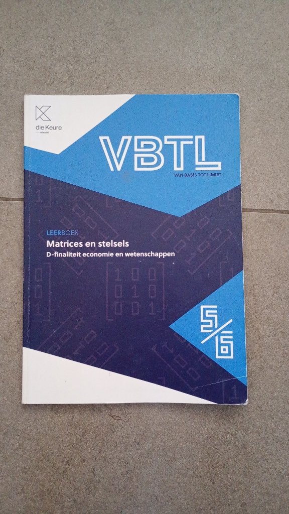 VBTL matrices en stelsels, ASO, Wiskunde A, Die keure, Ophalen