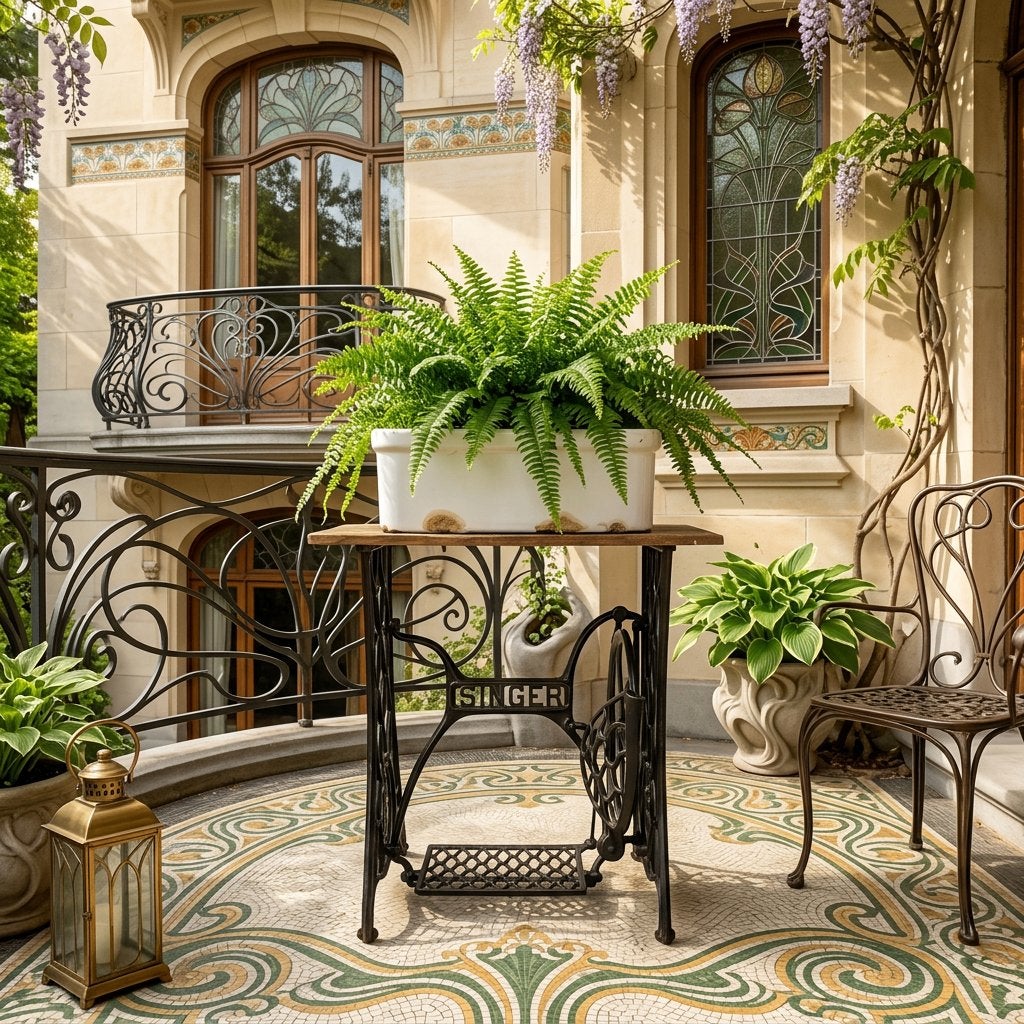Singer planten tafel bloembak, Tuin en Terras, Ophalen