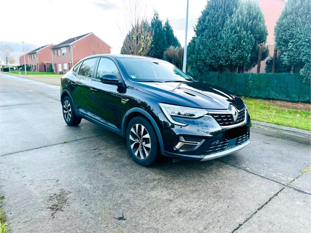 Renault Arkana E-tech Hybrid 12/2022 garantie 12 maanden, Auto's, Automaat, Arkana, Stof, Zwart