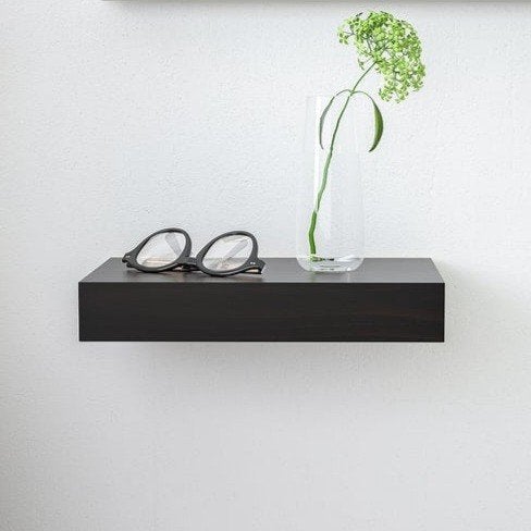 Twee mooie zwarte wandplanken IKEA, Prijs voor allebei, Enlèvement ou Envoi, Comme neuf