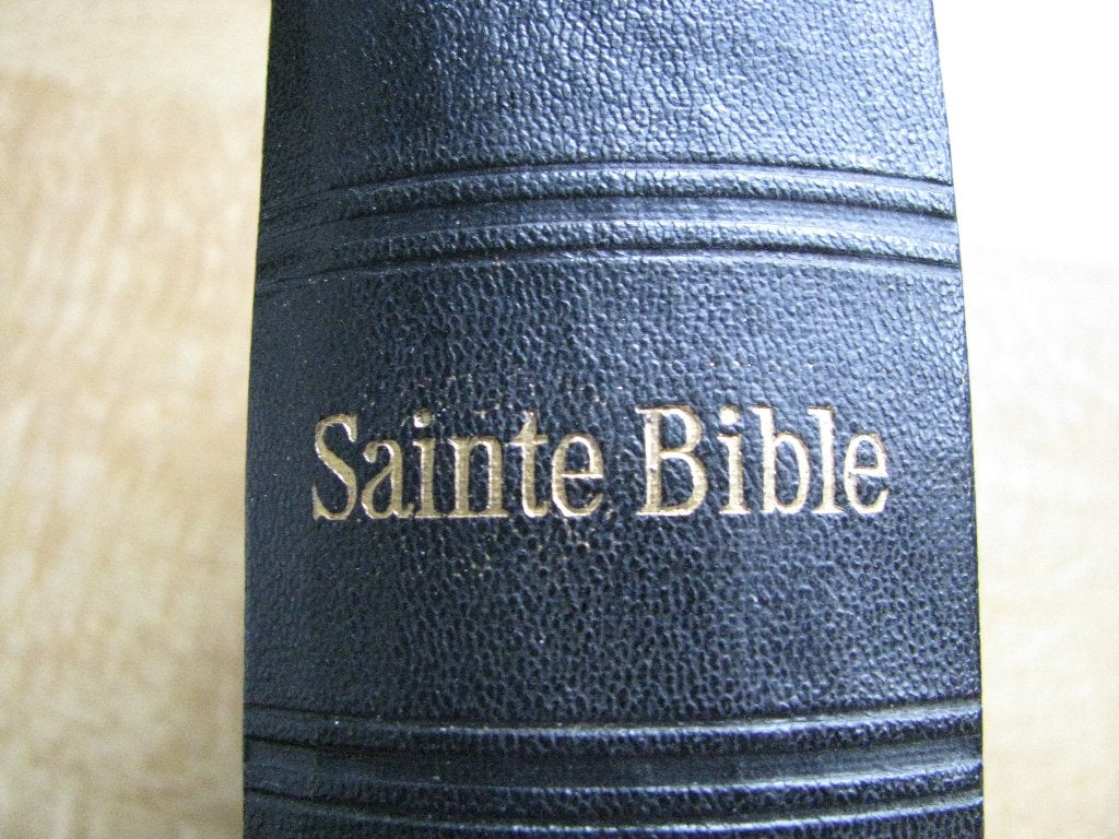 Bible imprimée 1923 Bible de mariage Sainte Bible  français, Enlèvement ou Envoi