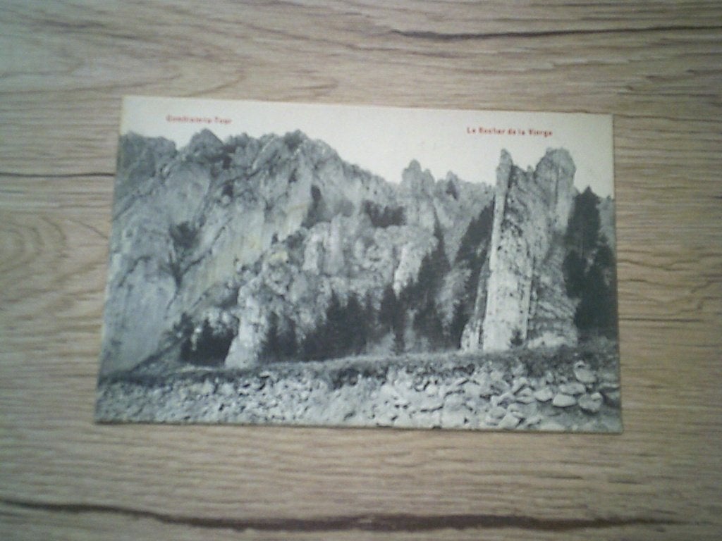 COMBLAIN-LA-TOUR: Le Rocher de la Vierge, Enlèvement ou Envoi, Avant 1920, Non affranchie, Liège