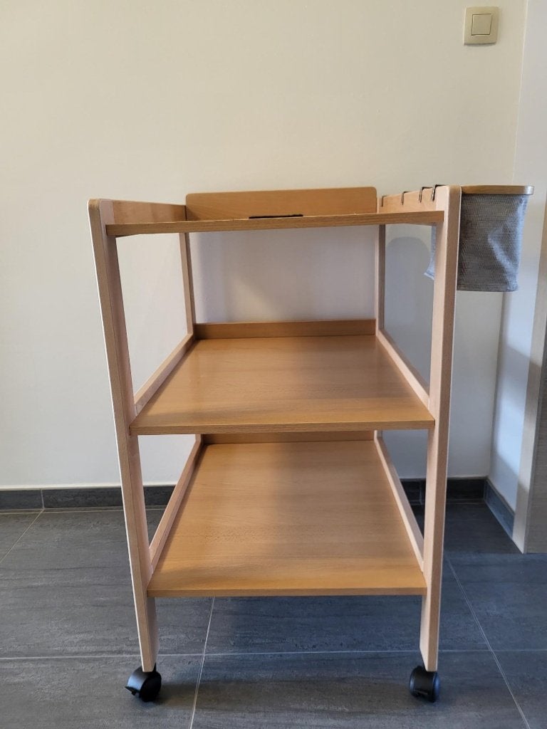 Table à langer en bois avec rangements marque Périclès, Kinderen en Baby's, Badjes en Verzorging, Overige typen, Zo goed als nieuw
