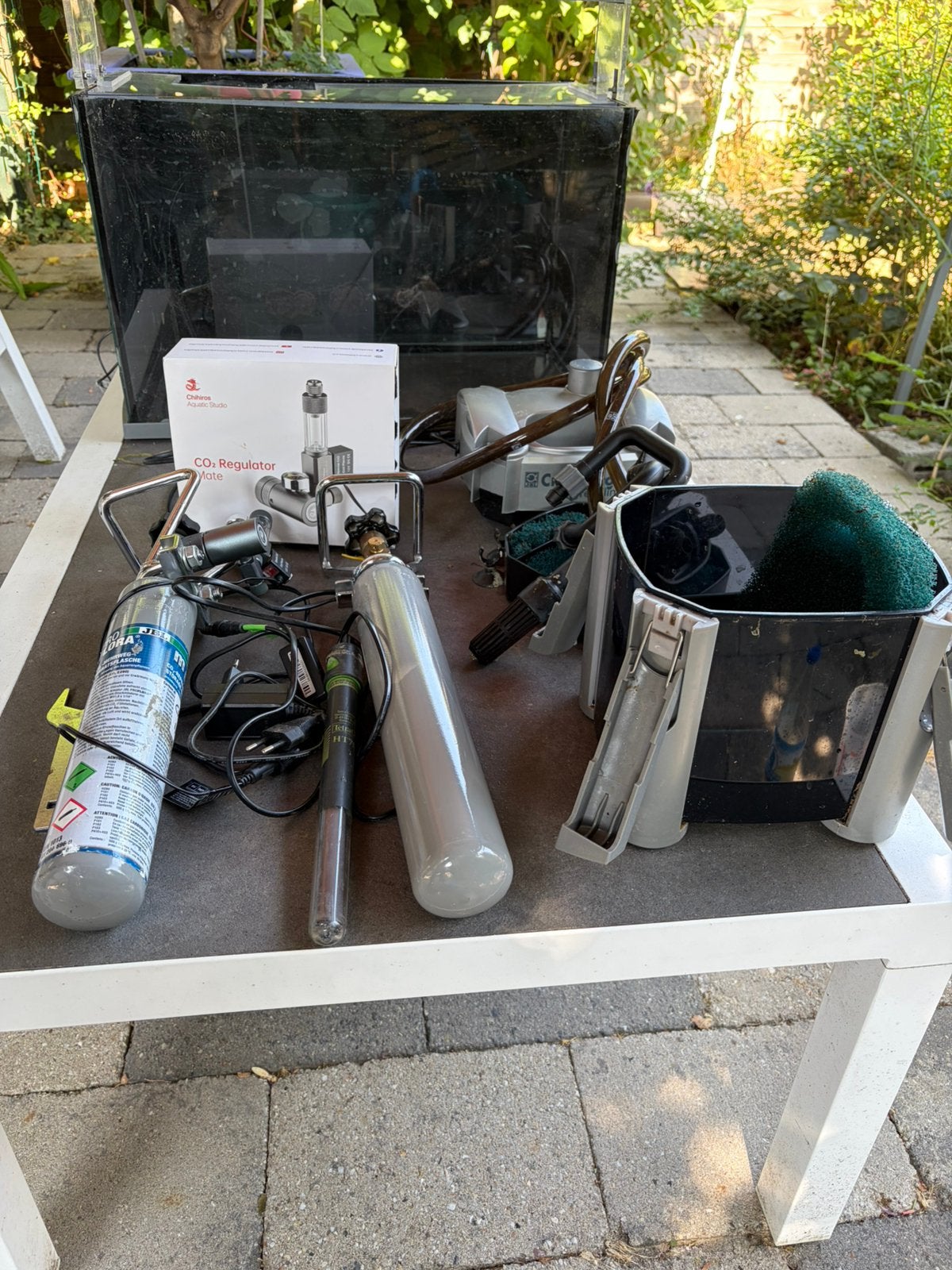 aquarium 60 liter te koop met toebehoren, Ophalen, Gebruikt
