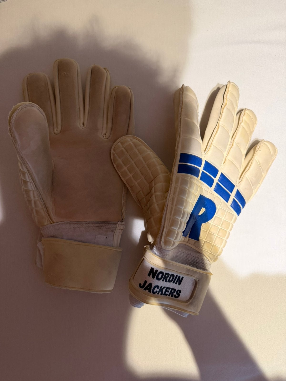 Matchworn handschoenen Nordin Jackers, Ophalen of Verzenden, Gebruikt