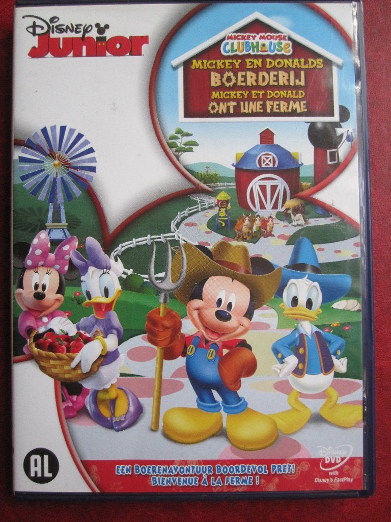 Mickey en Donalds Boerderij (DISNEY), Tekenfilm, Ophalen of Verzenden, Zo goed als nieuw, Engels