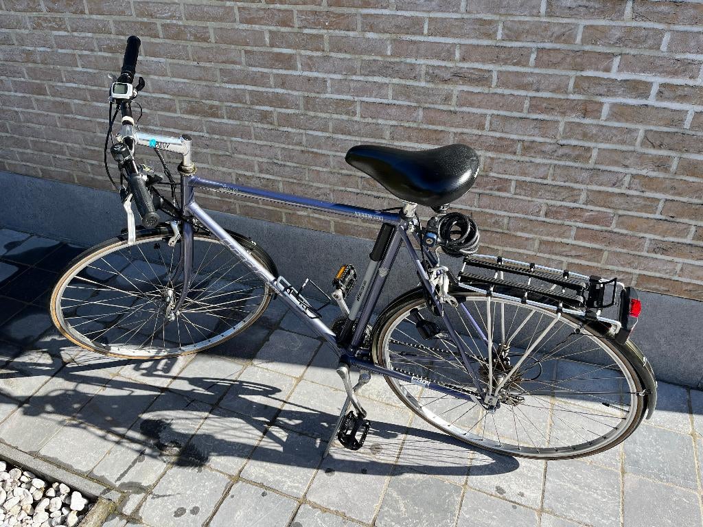 Fiets Heren, Fietsen en Brommers, Gebruikt, Versnellingen, 53 tot 57 cm, Ophalen