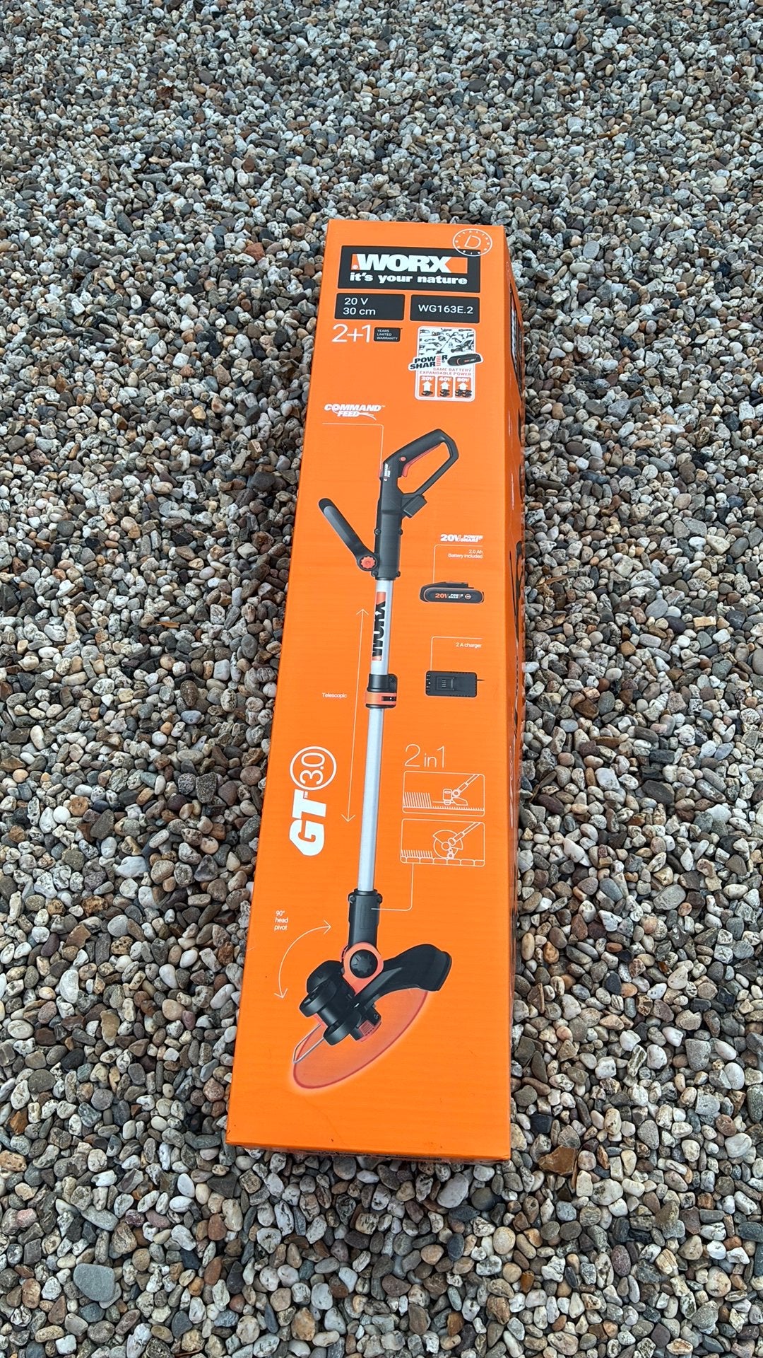 Worx WH163E.2 20V 30cm, Enlèvement, Neuf, 10 à 30 cm, Électrique