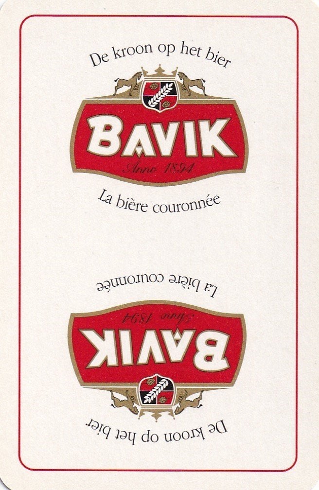 B 59 / S K BAVIK KROON OP HET BIER, Ophalen of Verzenden, Nieuw, Speelkaart(en)