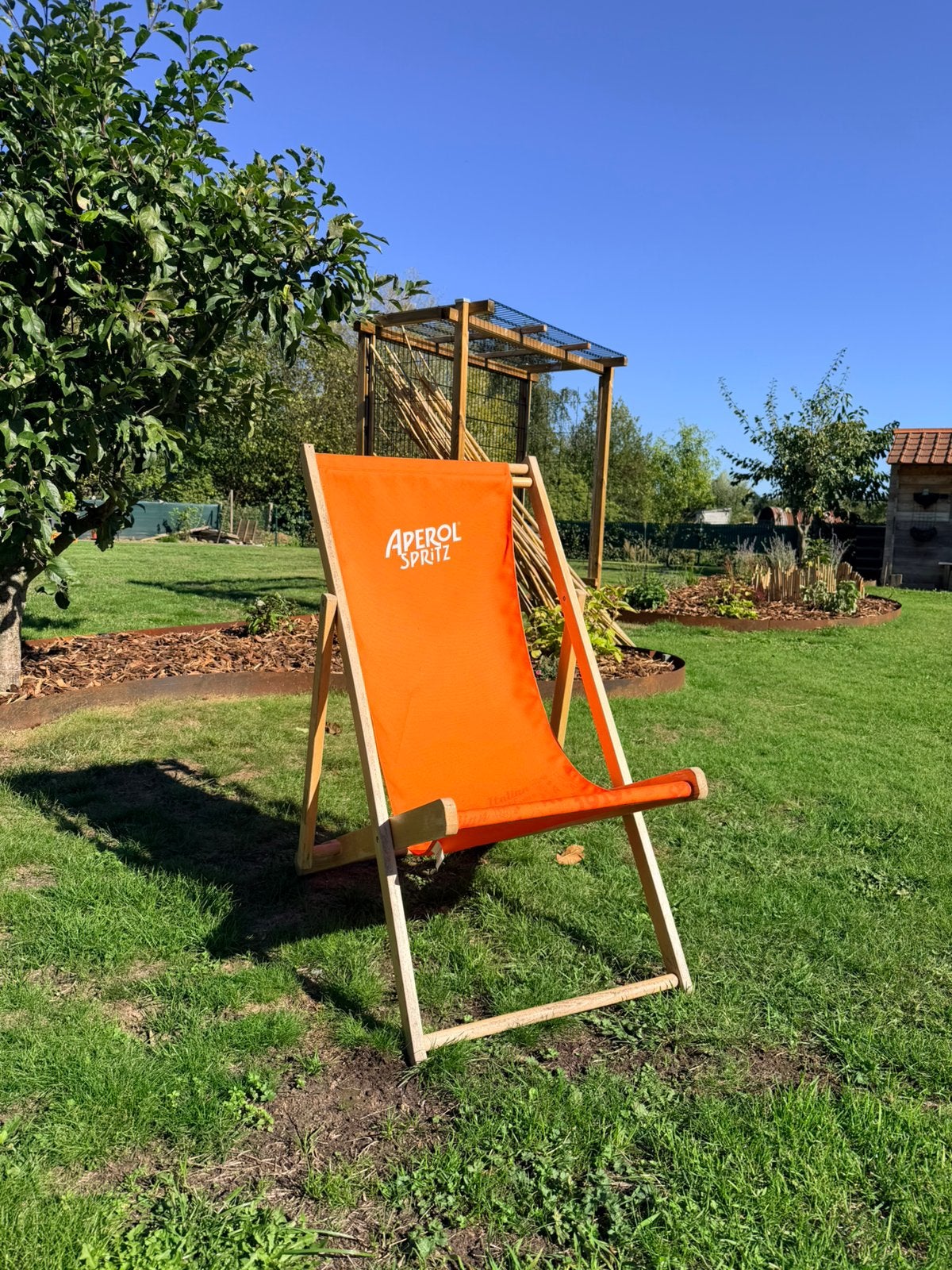 Aperol spritz stoel, Autres couleurs, Strandstoel, Comme neuf, Enlèvement